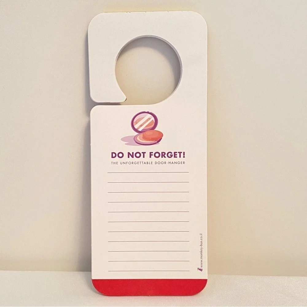 Day Of The Week List Pad/ Weekly Menu Planner/ Do Not Forget Door Hanger Pad